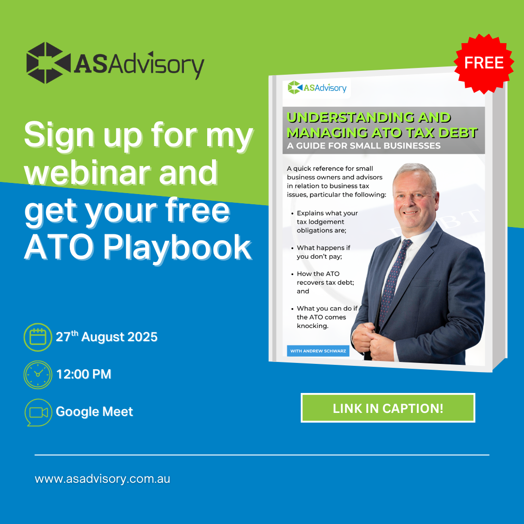 AS Advisory, ATO Action Playbook